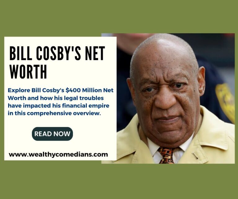 An Infographic Showing Bill Cosby's Net Worth