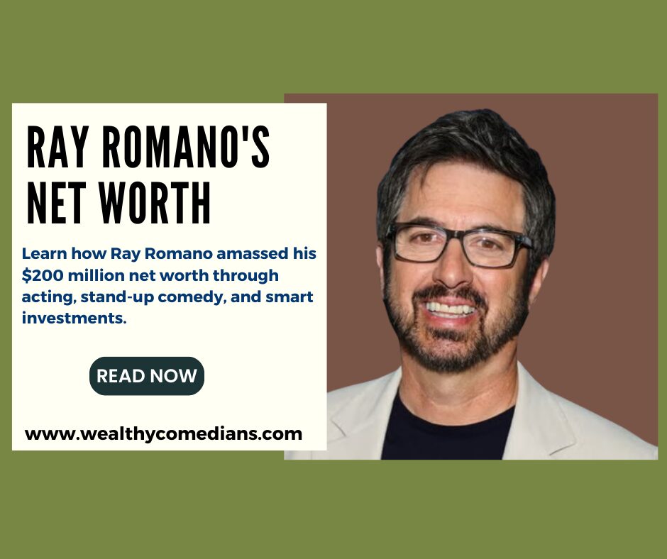 An Infographic Showing Ray Romano's Net Worth